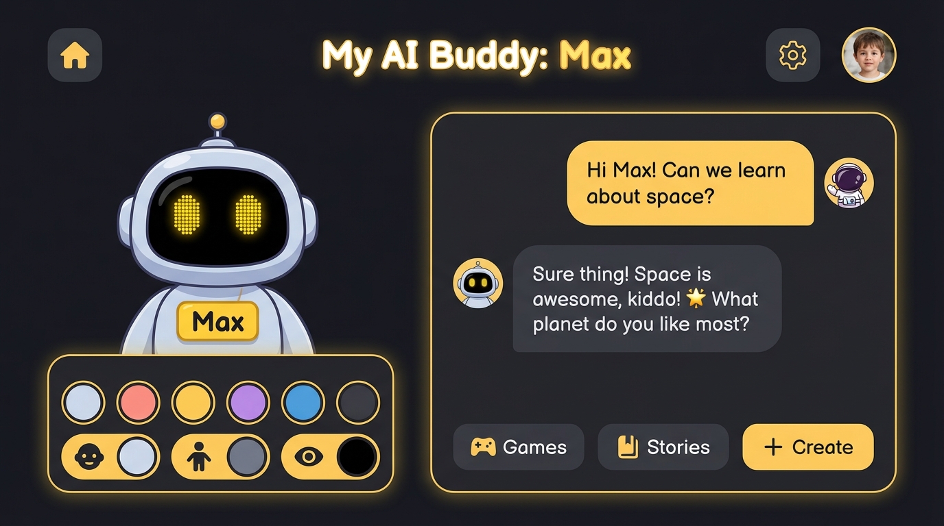MyBuddy AI interface