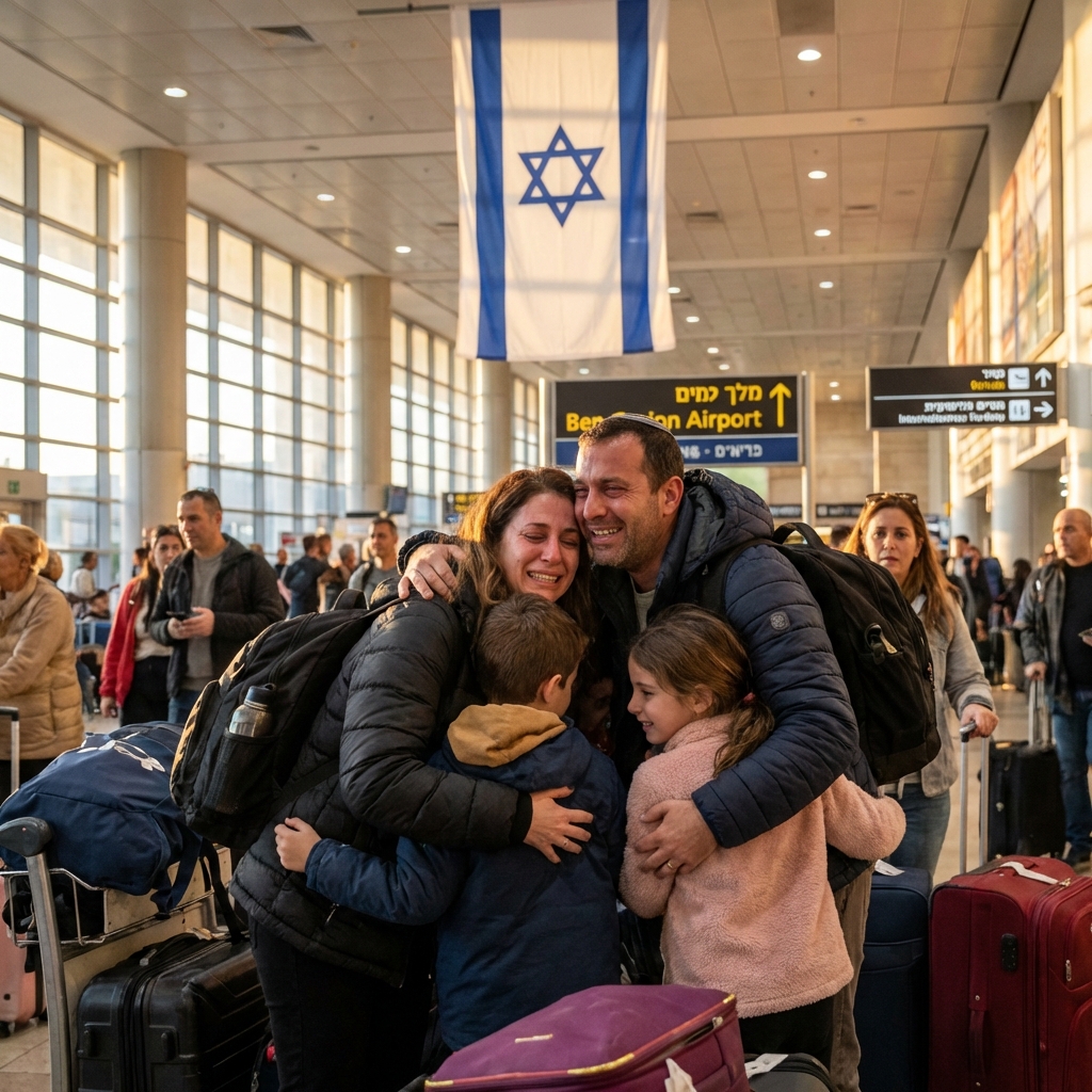 חזרה לישראל